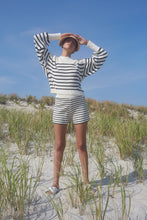 Load image into Gallery viewer, LAYLA STRIPE SWEATER | IVORY + NAVY