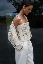 Load image into Gallery viewer, IOLA CROCHET TOP | IVORY