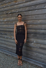 Load image into Gallery viewer, JANA CROCHET SKIRT | BLACK