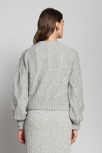 Load image into Gallery viewer, FARA CARDI | PALE GREY MELANGE
