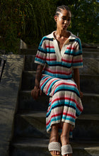Load image into Gallery viewer, EMMIE STRIPE DRESS | NAVY + IVORY STRIPE