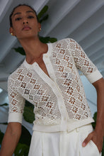 Load image into Gallery viewer, RUBY CROCHET CARDI | IVORY