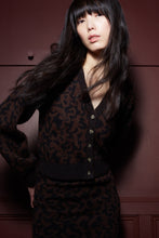 Load image into Gallery viewer, RUMI CARDI | BLACK/ESPRESSO