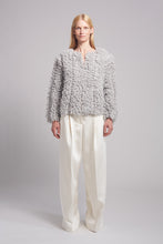 Load image into Gallery viewer, SOPHIA SWEATER JACKET | PALE GREY MELANGE