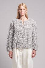 Load image into Gallery viewer, SOPHIA SWEATER JACKET | PALE GREY MELANGE