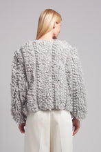 Load image into Gallery viewer, SOPHIA SWEATER JACKET | PALE GREY MELANGE