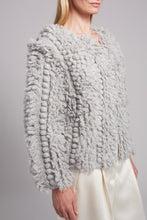 Load image into Gallery viewer, SOPHIA SWEATER JACKET | PALE GREY MELANGE
