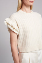 Load image into Gallery viewer, TANYA RUFFLE TANK | IVORY