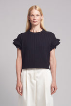 Load image into Gallery viewer, TANYA RUFFLE TANK | BLACK