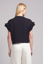Load image into Gallery viewer, TANYA RUFFLE TANK | BLACK