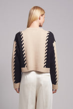 Load image into Gallery viewer, DARIA CARDI | PALE CAMEL/BLACK COMBO
