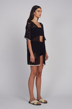 Load image into Gallery viewer, VIOLET CROCHET COVER UP | BLACK