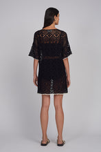 Load image into Gallery viewer, VIOLET CROCHET COVER UP | BLACK