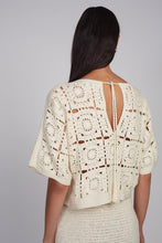 Load image into Gallery viewer, ARDEN CROCHET TOP | IVORY