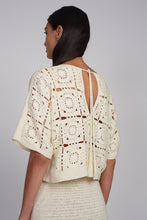 Load image into Gallery viewer, ARDEN CROCHET TOP | IVORY