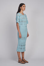 Load image into Gallery viewer, ARDEN CROCHET TOP | SKYE BLUE