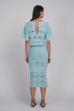 Load image into Gallery viewer, ARDEN CROCHET TOP | SKYE BLUE