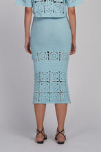 Load image into Gallery viewer, JANA CROCHET SKIRT | SKYE BLUE