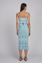 Load image into Gallery viewer, IOLA CROCHET TOP | SKYE BLUE