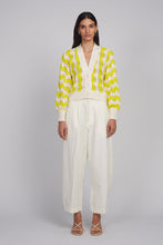 Load image into Gallery viewer, LUNA CARDI | IVORY + LIMONE