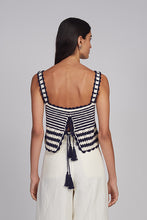 Load image into Gallery viewer, CARIA STRIPE CROCHET TOP