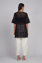 Load image into Gallery viewer, VIOLET CROCHET COVER UP | BLACK