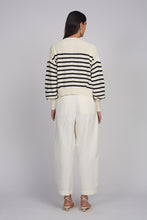 Load image into Gallery viewer, LAYLA STRIPE SWEATER | IVORY + NAVY