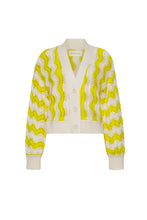 Load image into Gallery viewer, LUNA CARDI | IVORY + LIMONE