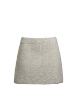 Load image into Gallery viewer, LYDIA MINI SKIRT | PALE MELANGE GREY