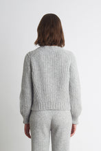 Load image into Gallery viewer, SARA CARDI | PALE GREY MELANGE