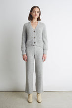 Load image into Gallery viewer, SARA CARDI | PALE GREY MELANGE