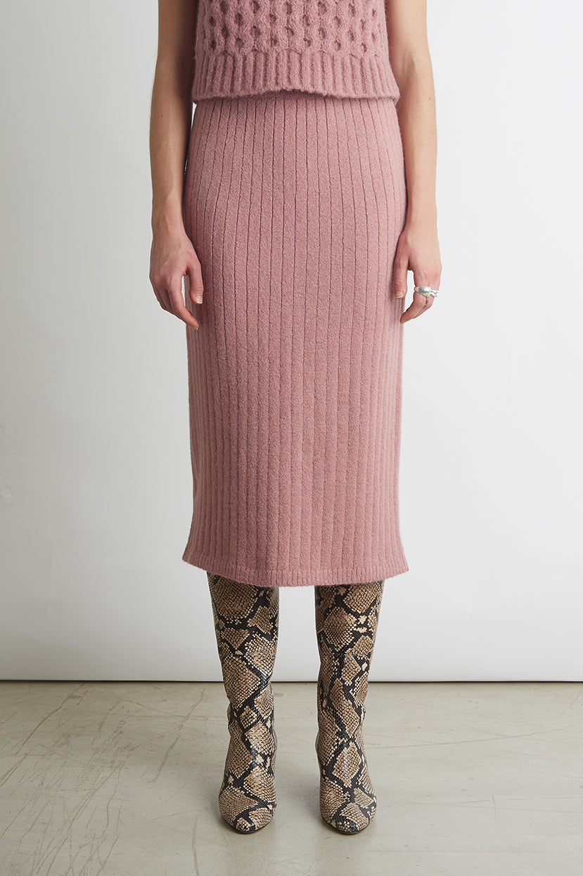 PIA TUBE SKIRT | MINERAL PINK