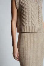 Load image into Gallery viewer, PIA TUBE SKIRT | OATMEAL MELANGE