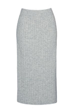 Load image into Gallery viewer, PIA TUBE SKIRT | PALE GREY MELANGE