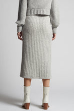 Load image into Gallery viewer, PIA TUBE SKIRT | PALE GREY MELANGE