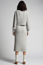 Load image into Gallery viewer, PIA TUBE SKIRT | PALE GREY MELANGE