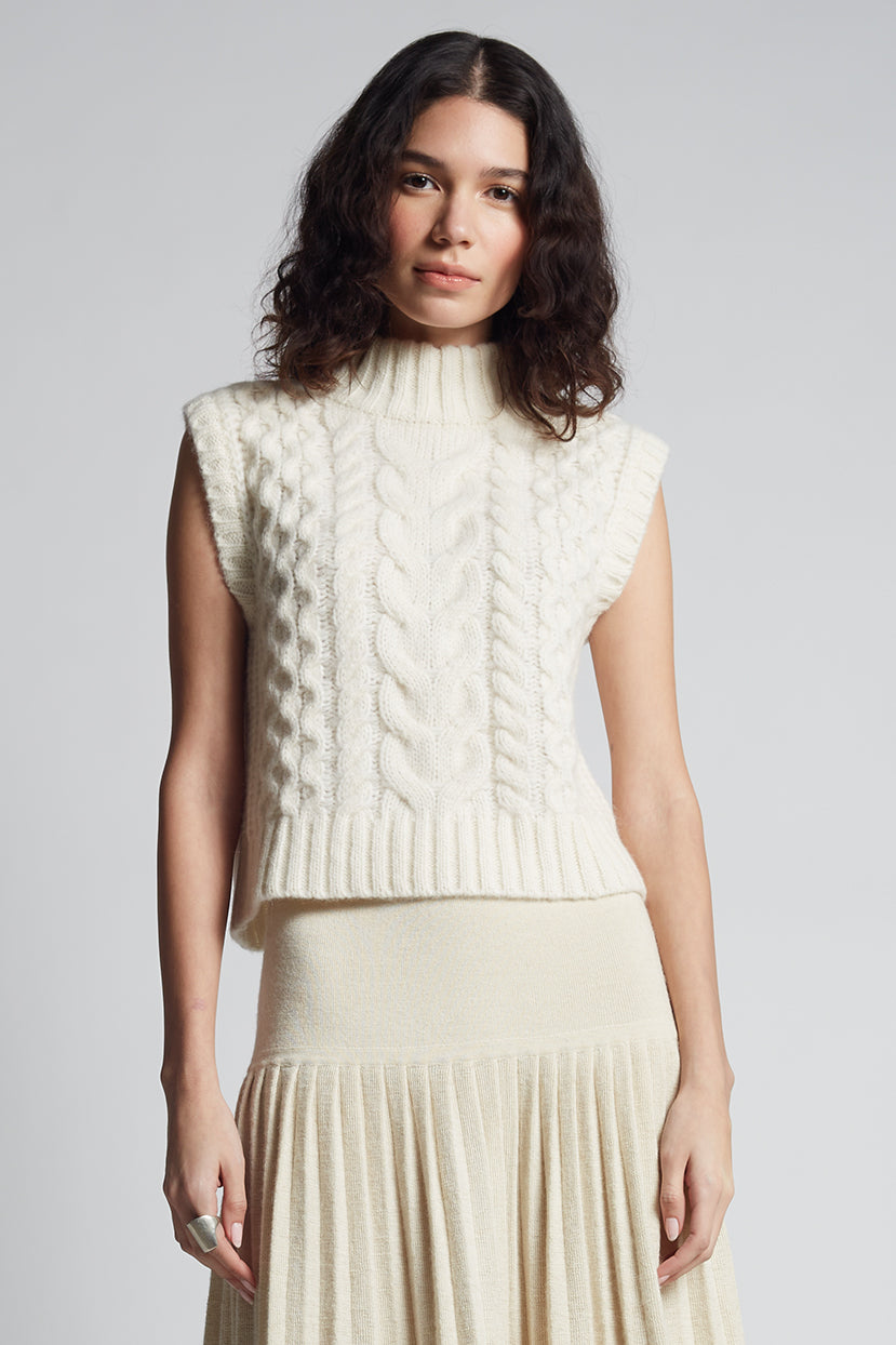 ADA TANK | IVORY – Eleven Six Knits