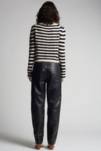 Load image into Gallery viewer, AVA STRIPE SWEATER | IVORY + BLACK