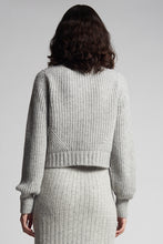Load image into Gallery viewer, BECCA CARDI | PALE GREY MELANGE