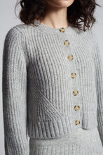 Load image into Gallery viewer, BECCA CARDI | PALE GREY MELANGE