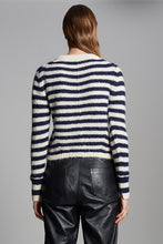 Load image into Gallery viewer, AVA STRIPE SWEATER | IVORY + NAVY