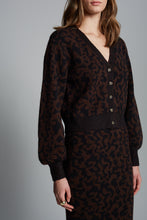 Load image into Gallery viewer, RUMI CARDI | BLACK/ESPRESSO