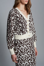 Load image into Gallery viewer, RUMI CARDI | IVORY/ESPRESSO