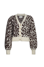 Load image into Gallery viewer, RUMI CARDI | IVORY/ESPRESSO