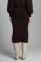 Load image into Gallery viewer, JUNO SKIRT | BLACK + ESPRESSO