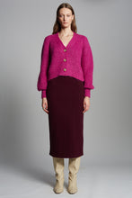 Load image into Gallery viewer, SARA CARDI | FUCHSIA