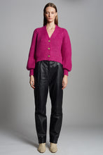 Load image into Gallery viewer, SARA CARDI | FUCHSIA