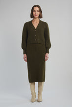Load image into Gallery viewer, SARA CARDI | OLIVE