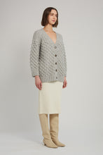 Load image into Gallery viewer, LIAN CARDI | PALE MELANGE GREY