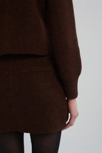 Load image into Gallery viewer, LYDIA MINI SKIRT | COCOA